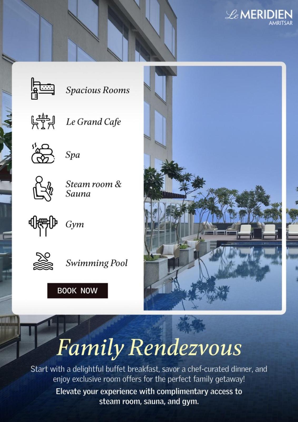 Le Meridien Amritsar Bagian luar foto